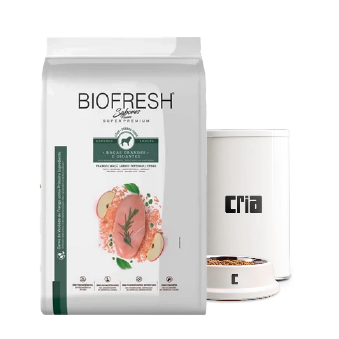 Biofresh Cães Adultos Porte Grande ou Gigante Sabor Frango