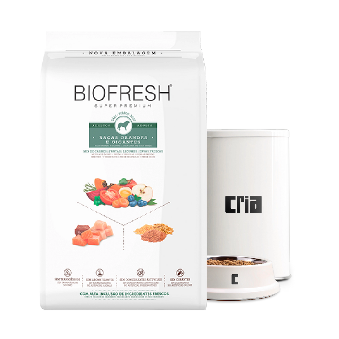 Biofresh Cães Adultos Porte Grande ou Gigante Sabor Mix de Carnes