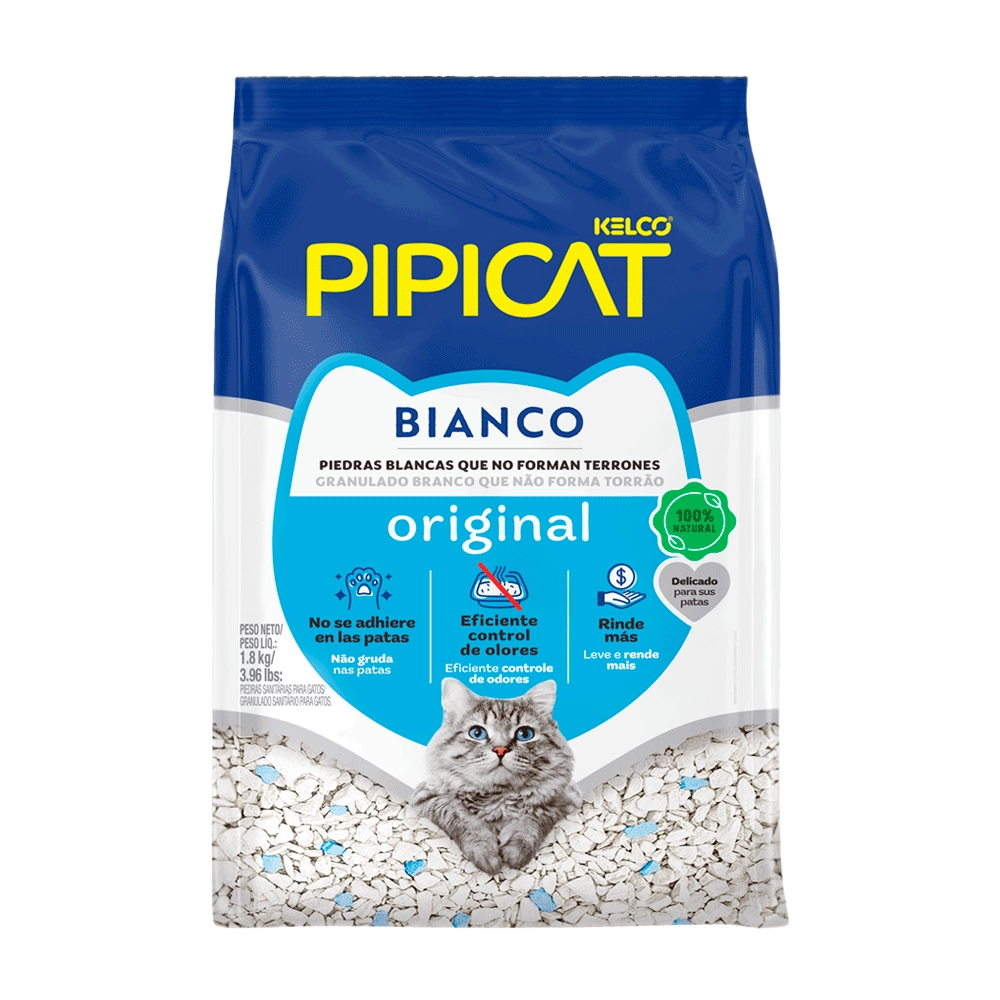 Areia Pipicat Bianco Original para gatos 1,8kg