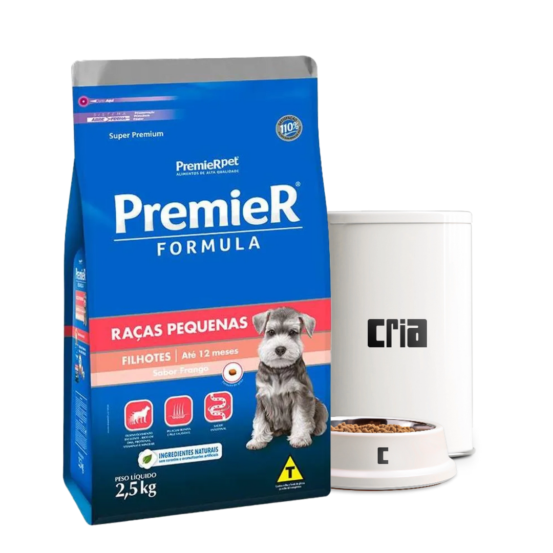 PremieR Fórmula Cães FIlhotes Porte Pequeno Sabor Frango