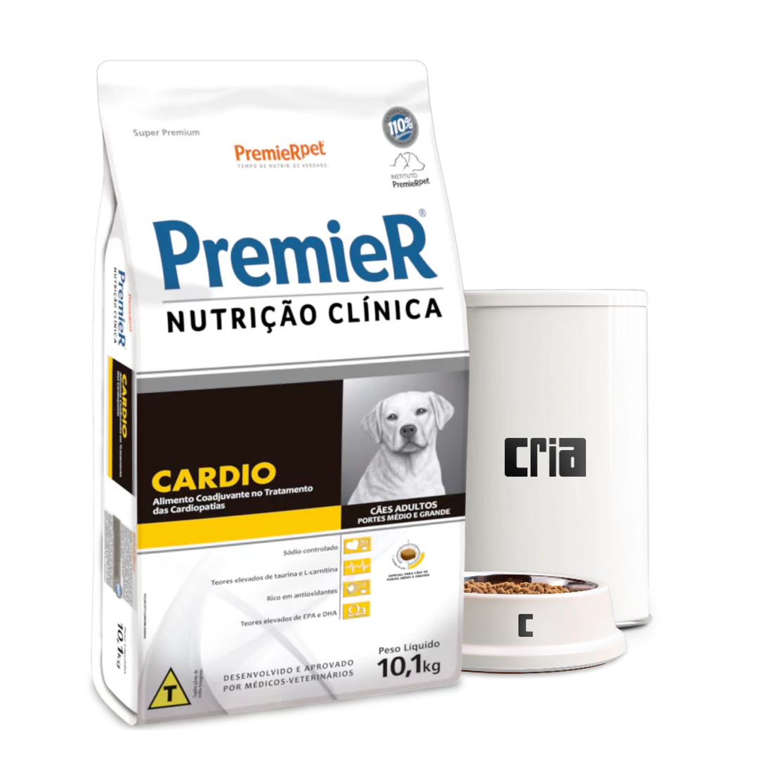 PremieR Nutrição Clínica Cardio Cães Porte Médio ou Grande- Ração a Granel (venda por 100g)