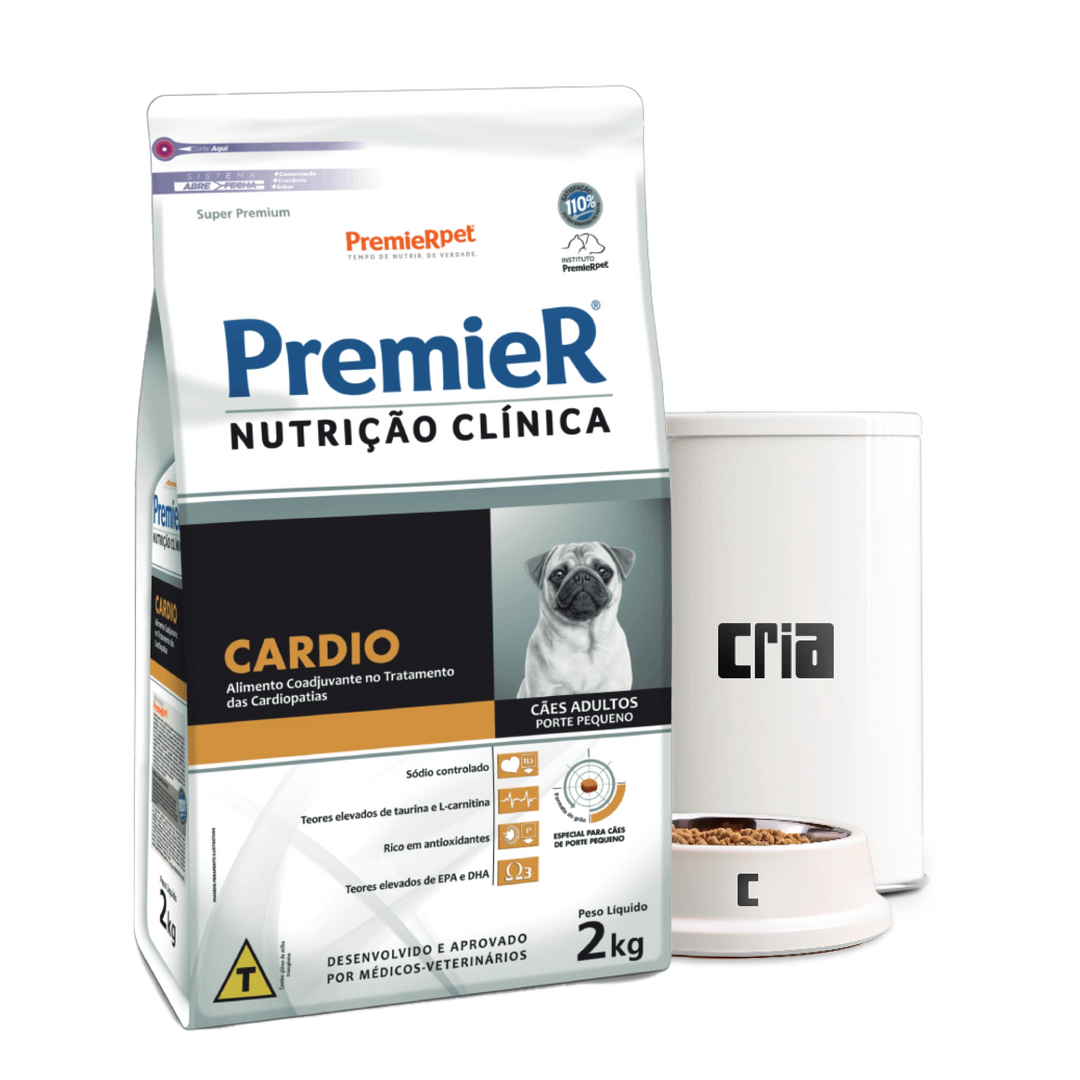 PremieR Nutrição Clínica Cardio Cães Porte Pequeno- Ração a Granel (venda por 100g)