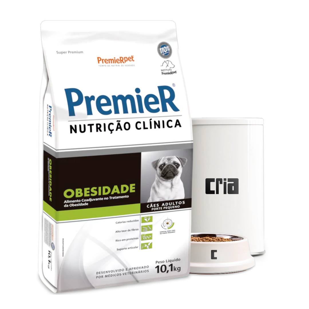 PremieR Nutrição Clínica Obesidade Cães Porte Pequeno