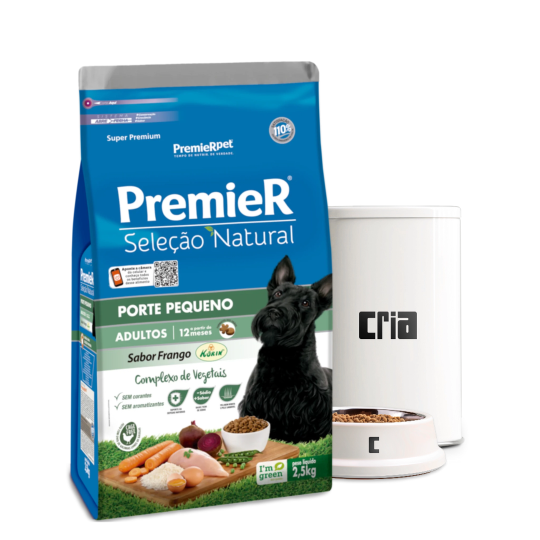 PremieR Seleção Natural Cães Adultos Porte Pequeno Sabor Frango Korin