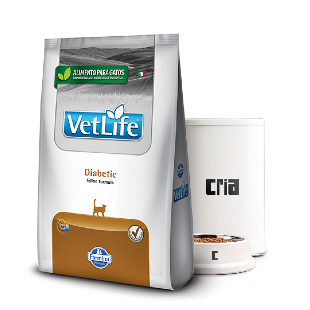 Vet Life Diabetic Gatos- Ração a Granel (venda por 100g)