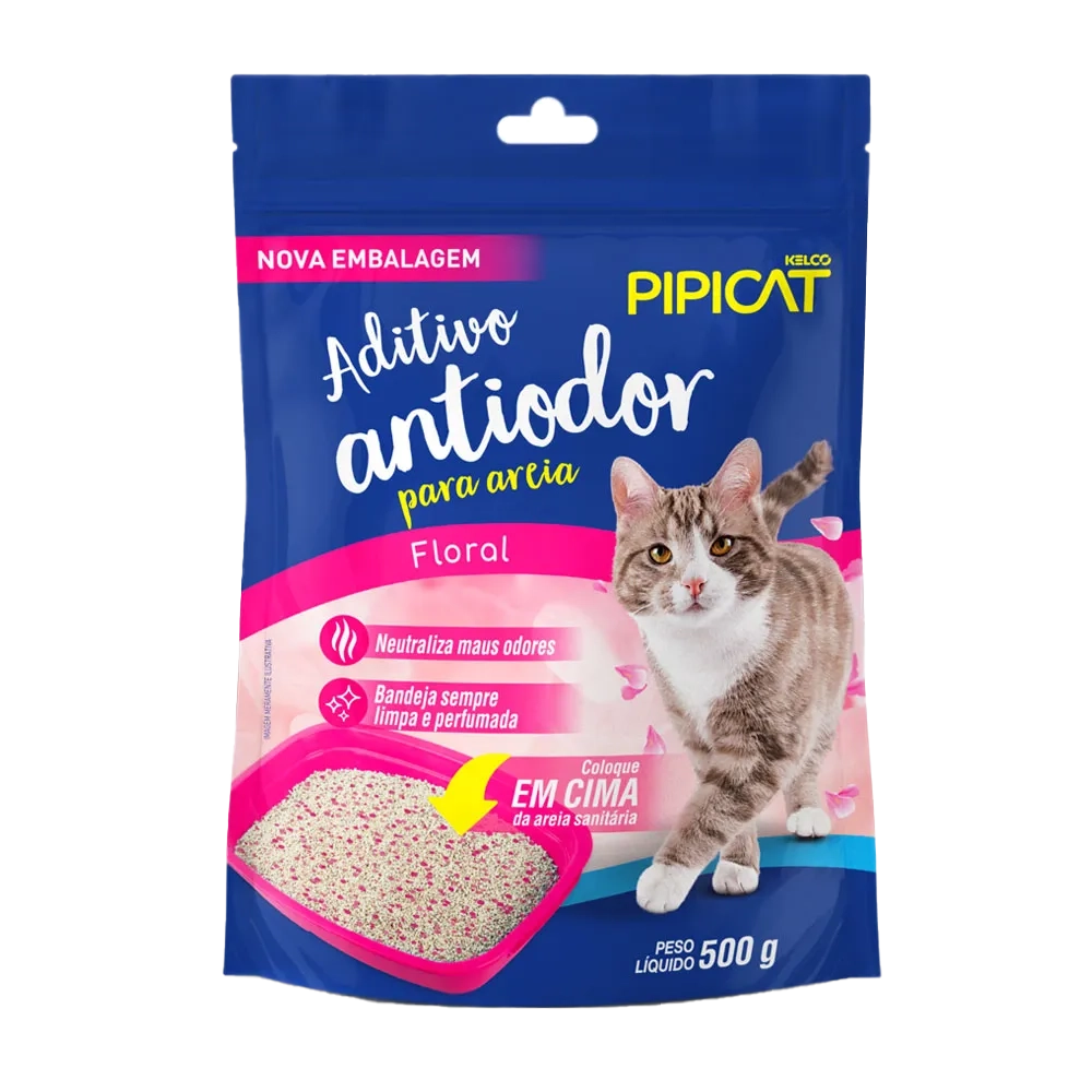 Aditivo Pipicat Antiodor Floral para gatos 500 gr