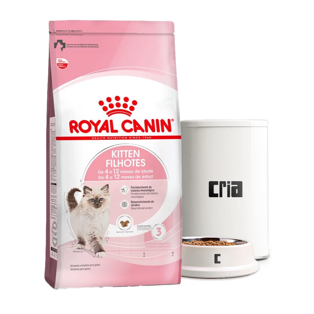 Ração Royal Canin Kitten para Gatos Filhotes com até 12 meses de idade