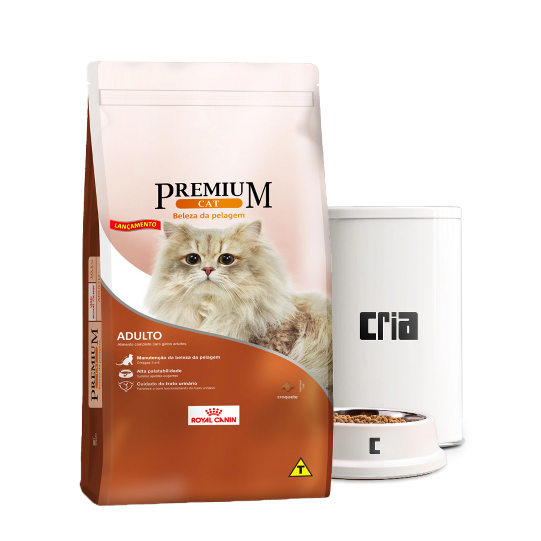 Ração Royal Canin Premium Cat Beleza Da Pelagem Para Gatos Adultos