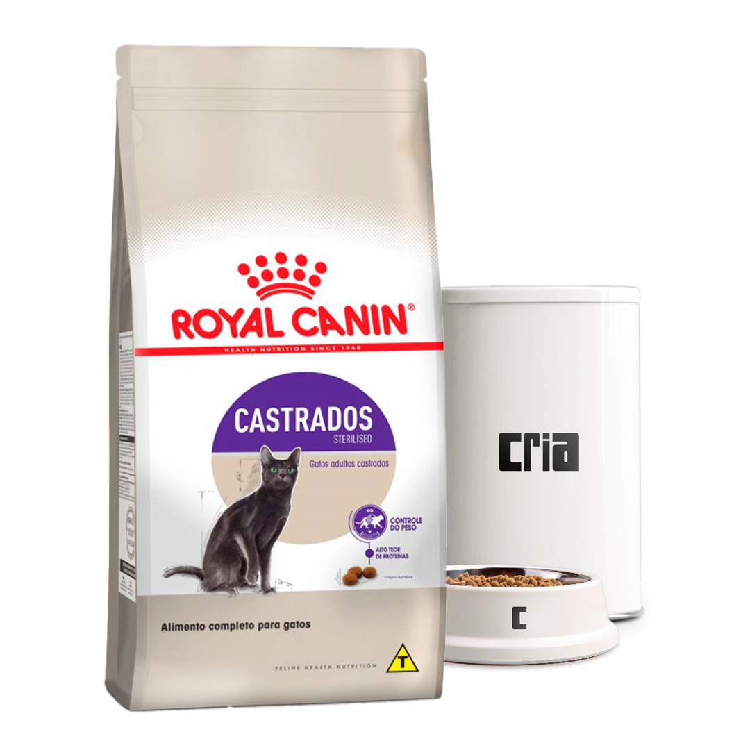 Ração Royal Canin Sterilised para Gatos Adultos Castrados