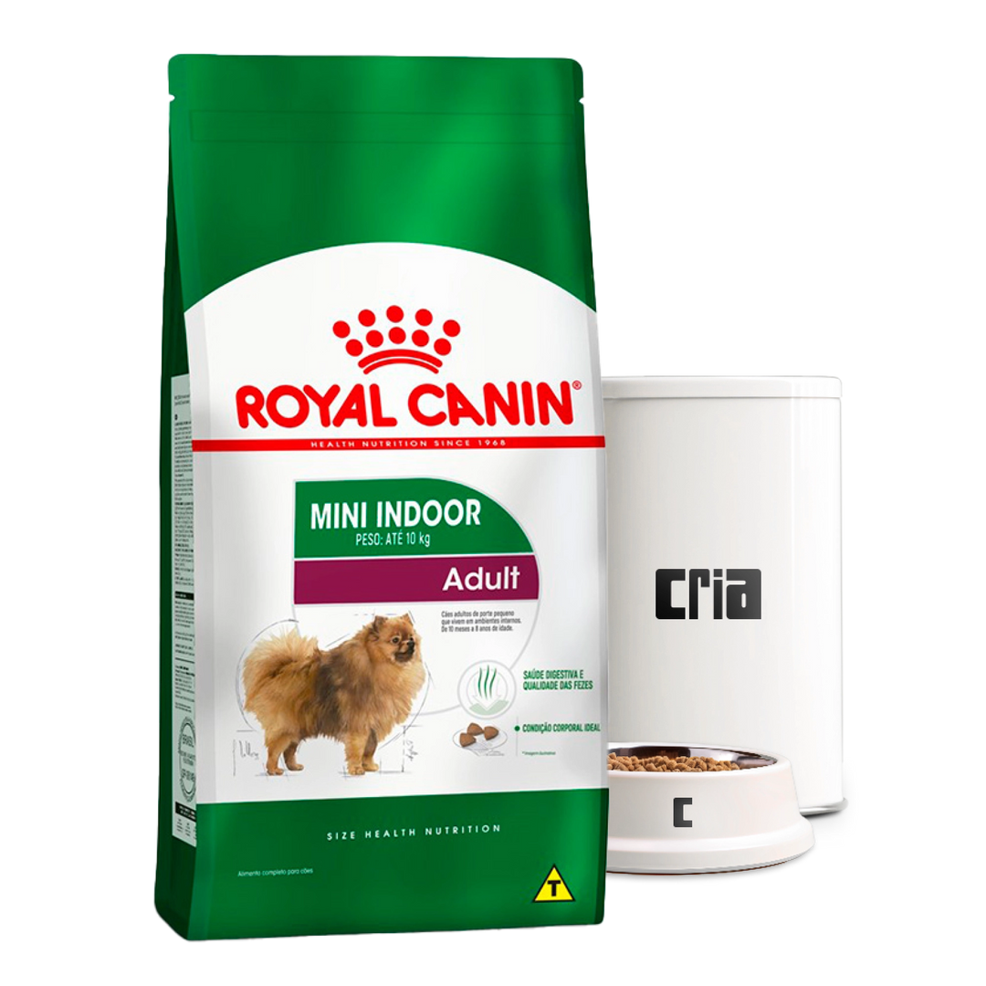 Royal Canin Mini Indoor Adult Para Cães Adultos Raças Pequenas Com 10 Meses Ou Mais - Ração a Granel (venda por 100g)