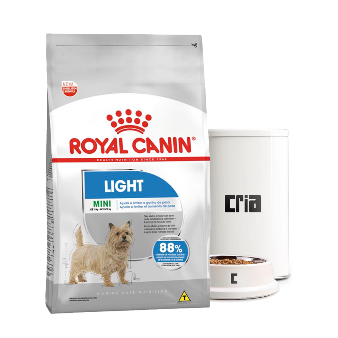 Royal Canin Mini Light Cães Adultos De Raças Pequenas Com Tendência A Obesidade